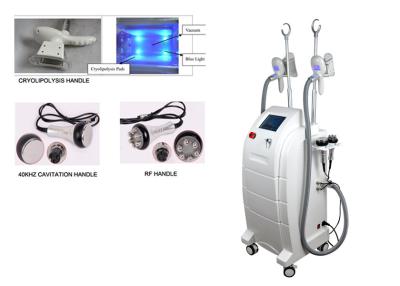 China Multipolar RF Cryolipolysis Multifunction Beauty Machine 2 Handles With 40khz Cavitation for sale