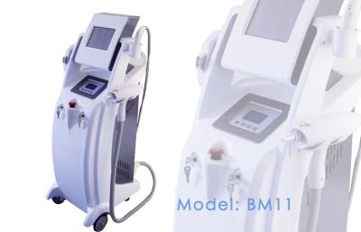 China 3 in 1 E-Licht IPL-Rf-Nd Yag Laser-Maschine mit dem 5,1 Zoll-Bildschirm zu verkaufen