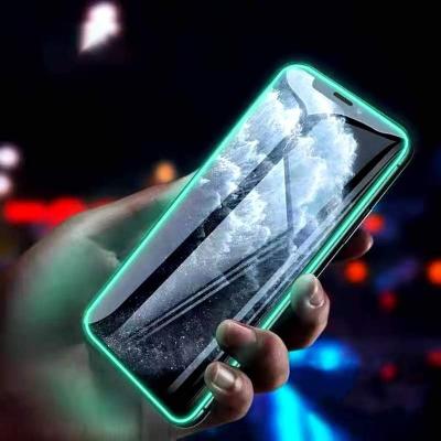 China FOR iPhone 13 Pro Max Shockproof High End Luminous Screen Protector Luminous Screensaber Tempered Glass Film For Iphone for sale