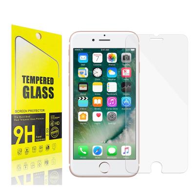 China New Model Mobile Phone Anti Scratch 9h Hardness Tempered Glass Screen Protector For iPhone SE2020 for sale