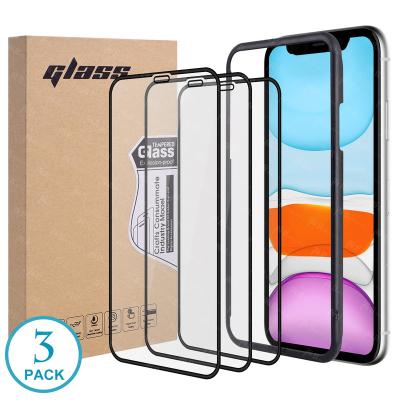 China Anti-broken for iPhone 12 pro iPhone 12 mini iPhone 12 pro glass protector Amazone Max 9H hardness widescreen with install frame for sale