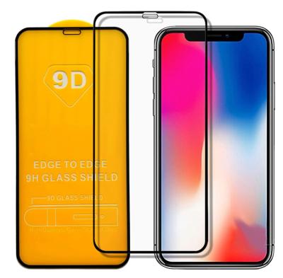 China 9D Anti-fingerprint full cover tempered glass for iPhone 8 7 6 6S plus Se screen protector on iPhone 13 12 11 pro XS X XR max protective film for sale