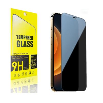 China Hot Anti-scratch Anti Amazon Spy Privacy Tempered Glass Screen Protector For Iphone 11 12 pro Max Xs Xr X Mica De Vidrio for sale