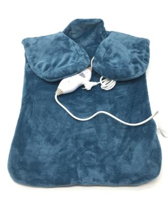 China Therapy Factory USB Heating Electric Shawl Plush Shawl Hot Selling Heating Blanket for sale