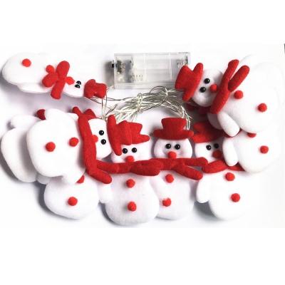 China Christmas Decorations Wholesale LED Christmas Snowman Strings Christmas Tree Holiday Party Decoration Lantern for sale