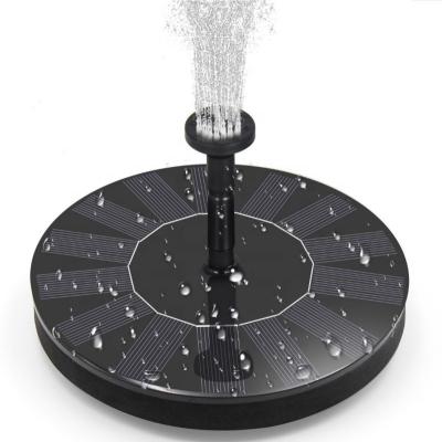 China Plastic Solar Led Outdoor Water Pump Garden Water Pond Lightweight Solar Fountain for sale