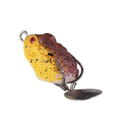 China Durable Fishing Lure Topwater Plopping Full Customization Wholesale Soft Frog fishing bait for sale