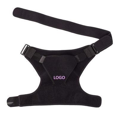 China New product adjustable breathable shoulder brace/weightlifting dislocated shoulder sling shoulder support for sale