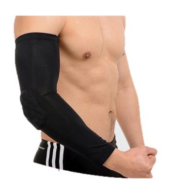 China Inner Non-Slip Silicone Bands Made In China Honeycomb Arm Guards For Men Arm Warmers for sale