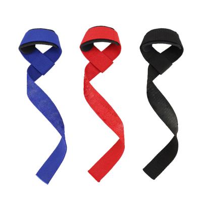 China Comfortable Lifting Straps Gym Weightlifting Straps Wrist Wraps Lifting Straps for sale