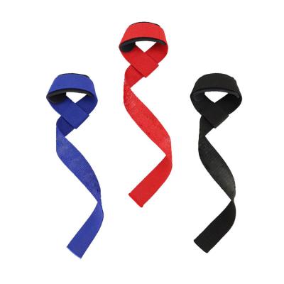 China Comfortable Lifting Straps Weightlifting Gym Lifting Straps Anti Static Wrist Straps for sale