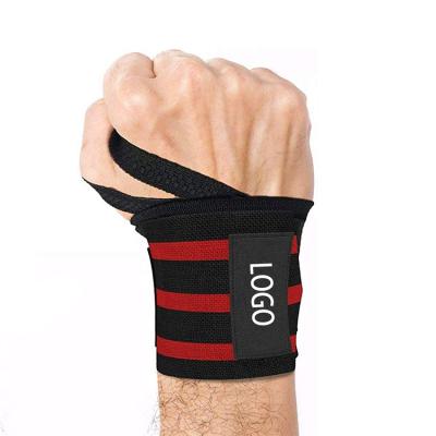 China Adjustable Professional Wrist Band With Thumb Loops Weightlifting Sports Wrist Hand Brace Wrist Support for sale