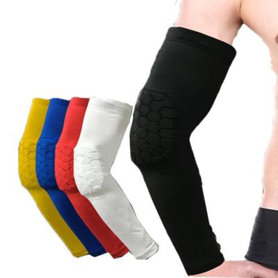 China Breathable Fitness Sports Elbow Sleeve Brace Gym Elbow Brace Basketball Sleeves Arm Elbow Pads for sale