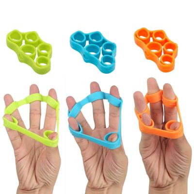 China 100% Food Grade Silicone Amazon Hot Sale Finger Tester Hand Strengthener Trainer Hand Gripper Adjustable Hand Trainers for sale