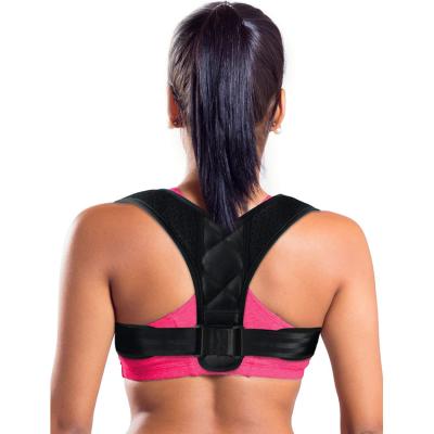 China Breathable/Comfortable/Adjustable Back Brace Fully Adjustable Front Back Shoulder Corrector Posture Support for sale