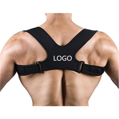 China Comfortable Adjustable And Effective Neoprene Clavicle Corrector Back Support Posture Corrector for sale