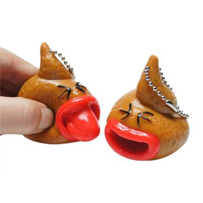 China Trigger Toy Funny Simulation Poo Pop Scold Anti Stress Toy Stress Relief Toy for sale