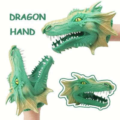 China For 2011 Fun Design Children's Toys New For Offline Supermarket Dragon Hand Puppets Professional Export Manufacturer for sale