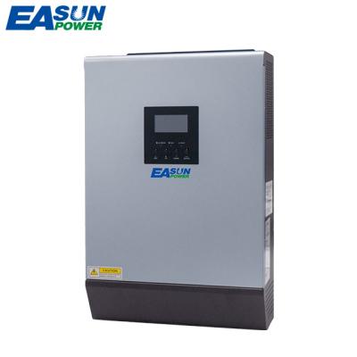 China EASUN POWER 12V 24V 48V 1kva 5kva Hybrid Solar Inverer with MPPT Battery Charge Controller 95*240*316mm for sale