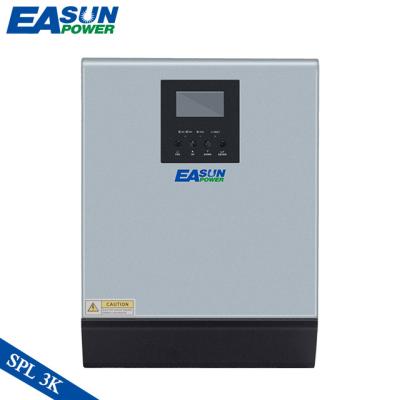 China EASUN POWER 24V 220V 3kva Off Grid Inverter Pure Sine Wave Solar Charge Controller PWM Inverters 3000W 100*272*355mm for sale