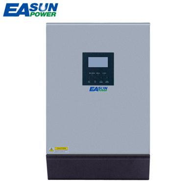 China EASUN POWER Hybrid Inverter 5000VA 48V 220v Pure Sine Wave Built Solar Controller Off Grid Inverter PWM 128*272*355mm for sale