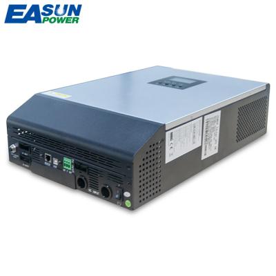 China EASUN POWER 220 Volt Equalization Function 60Hz 60A 105Vdc 4000W High Quality Solar Inverter 128*272*355mm for sale