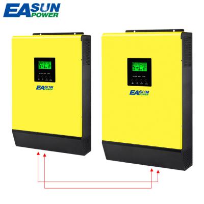 China Easun Power 48V 220V 6KW PV Array DC To AC Pure Sine Wave Solar Hybrid Inverters MPPT 6000W Inverter 120*295*468mm for sale