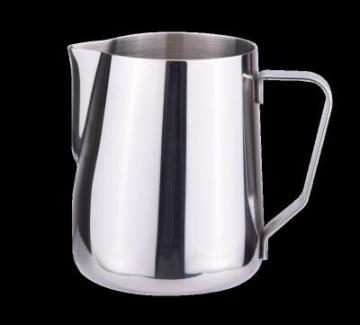 China Minimalist Coffee Milk Frothing Pitcher Cup Steaming Pitchers Stainless Steel Milk Coffee Cappuccino Latte for sale