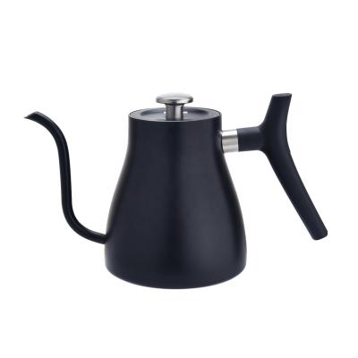 China Viable Pour Over Kettle With Thermometer Stainless Steel Gooseneck Kettle Drip Coffee Kettle With Bakelite Handle 1.2L for sale