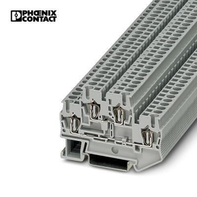 China Wire Connecting 3031270 Phoenix Contact STTB 2.5 Spring Double Layer Terminal Block Din Rail Connector Terminal Block for sale