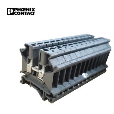 China Wire Connecting Hot Selling 4 Terminal Block Phoenix I Feed Through Screw Wire Connector Phoenix Terminal Blocks For Din Rail Panel Mount for sale