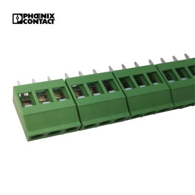 China Cu Alloy 1711738 Phoenix Contact MKDS Screw PCB Connector / PCB Terminal Block 3/3-5.08 for sale