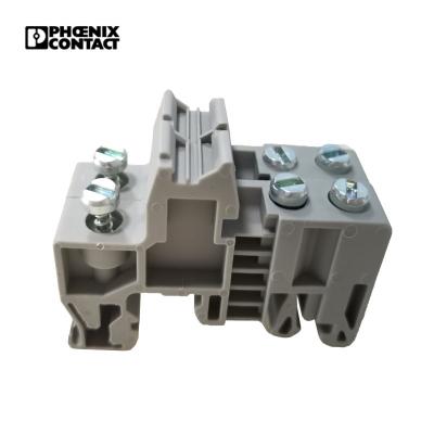 China Terminal Block E/UK Phoenix Panel Mount Terminal Block End Rail Clamp Fixed End For Din Rail Terminal Block for sale