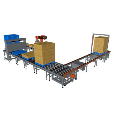 China Easy Operation Pallet Conveyor Transport System / Pallet Transfers for sale