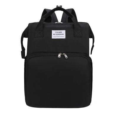 China New Design Backpack High Quality Diaper Bag Multifunctional Expandable Crib Bag for sale