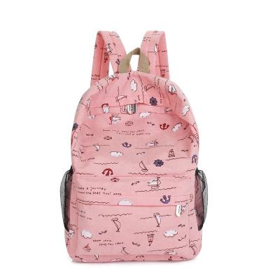 China Pink waterproof fashion filling cartoon school bag bookbags light waterproof backpack for girls for sale