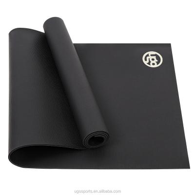 China Two Layers Double Layer 6mm High Polymer Rubber Yoga Mat High Resilience Non-Slip Pilates Stretching Aerobics Meditating Floor Exercise for sale