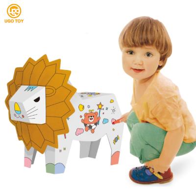 China Preschool Educational Lion Diy Doodle Drawing Toys for sale