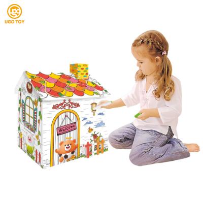 China Early Education Diy House Doodle Drawing Toys for sale