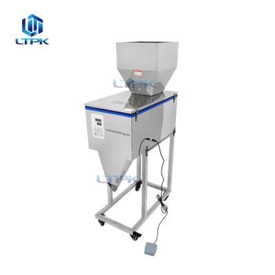 China LTPK LT-W1200J Semi Automatic Food Seed Grain Spice Candy Beans Flour Powder Granule Weighing Filling Machine For Small Business for sale