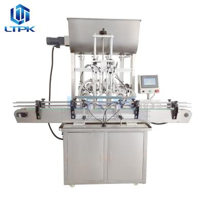 China Automatic Food Cosmetic Shea Butter Heating Mixing Custard Jar Paste High Viscosity Bottle Filling Machine for sale