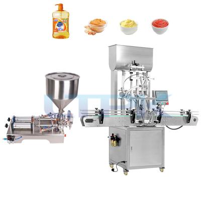 China Custom Automatic Automatic Soap Paste Bottle Mud Bottle Detergent Face Shampoo Food Manual Filling Machine for sale