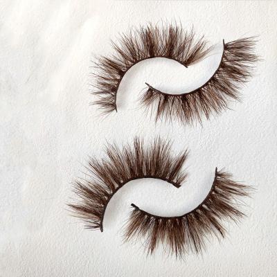 China 3D 5D 8D Natural Hot Selling Long Mink Lashes Tapered Fluffy Full Style Eyelashes Private Label Lashes Dark Brown Seller for sale