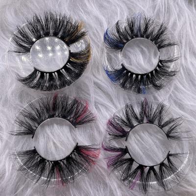 China 100% Mink Lashes 25mm 28m 30mm Handmade Tapered Fluffy Lashes Vendor Natural Soft 3d Mink Lashes Wholesale for sale