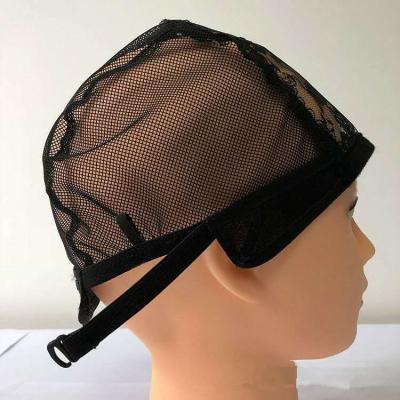 China Wholesale Adjustable Spandex Wig Net Cap Wig Cap For Making Hair Wigs With Elastic Straps Wig Cap for sale