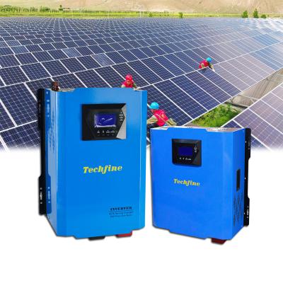 China Off Grid Solar Power Inverter 6000W 7500KVA 48v 96v DC To AC 220V Modified 7.5kva 6kw Pure Sine Wave Solar Inverters 720mm*335mm*210mm for sale