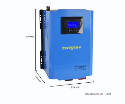 China solar power system factory solar low frequency hybrid inverters 6300va 5000w 6.3kva 5kw with pure sine wave off grid inverter for sale