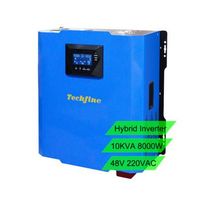 China Solar Power System Factory Inverter 10000va 10kva 8kw 8000w Single Phase Solar Low Frequency Hybrid Inverters With Pure Sine Wave Off Grid Inverter for sale