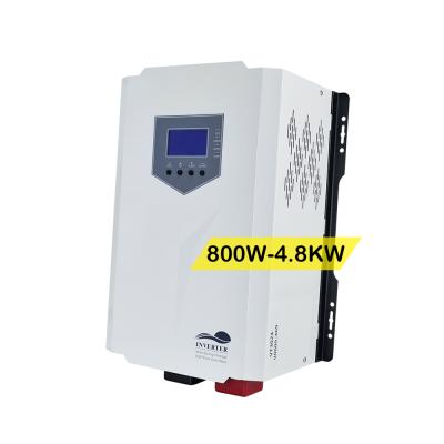 China 5000 Watt Hybrid Inverter Off Grid Pure Sine Wave Inverters 24V 48V Low Frequency Solar Inverter 470mm*335mm*210mm for sale