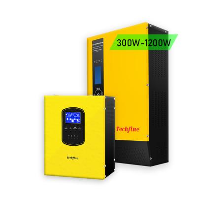 China Competitive price hybrid solar power system solar inverter 12v 24v 48v 1Kva 800w 1.6kw 2000Kva 2kva off grid inverter with wifi for Techfine for sale